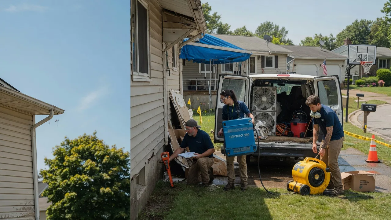 Ceiling Leak Cleanup in Stacy, MN near me